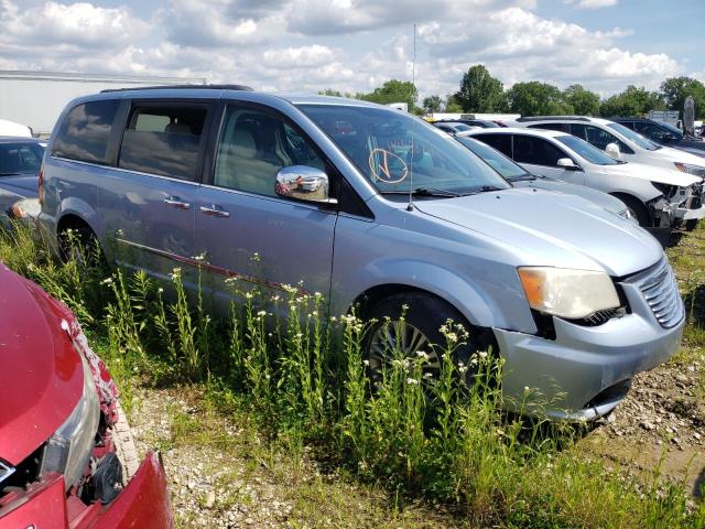 2C4RC1CG1DR535511 - 2013 CHRYSLER TOWN & COU TOURING L BLUE photo 4