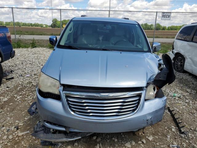 2C4RC1CG1DR535511 - 2013 CHRYSLER TOWN & COU TOURING L BLUE photo 5