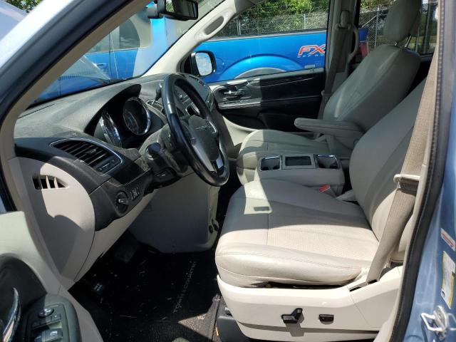 2C4RC1CG1DR535511 - 2013 CHRYSLER TOWN & COU TOURING L BLUE photo 7