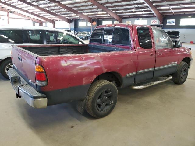 5TBBT4418YS021710 - 2000 TOYOTA TUNDRA ACCESS CAB ბურგუნდია ფოტო 3
