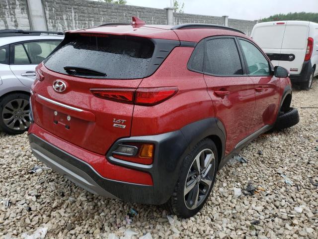 KM8K5CA52MU655566 - 2021 HYUNDAI KONA ULTIMATE RED photo 3