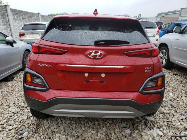 KM8K5CA52MU655566 - 2021 HYUNDAI KONA ULTIMATE RED photo 6