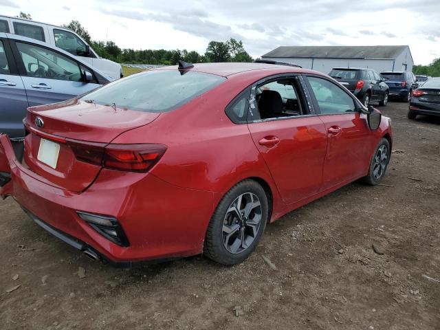 3KPF24ADXKE113817 - 2019 KIA FORTE FE RED photo 3