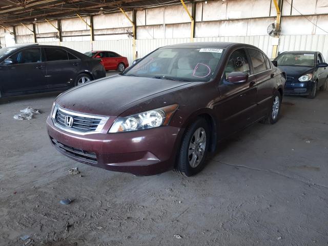 1HGCP26449A023353 - 2009 HONDA ACCORD LXP BURGUNDY photo 2