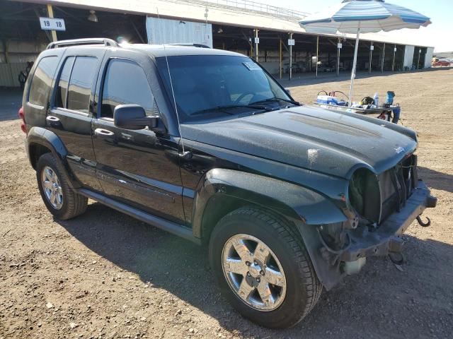 1J8GL58K05W619400 - 2005 JEEP LIBERTY LIMITED BLACK photo 4