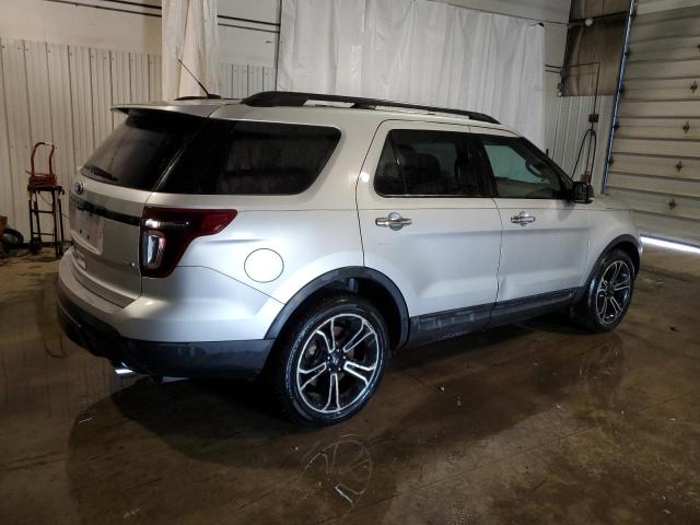 1FM5K8GT3DGB96670 - 2013 FORD EXPLORER SPORT SILVER photo 3