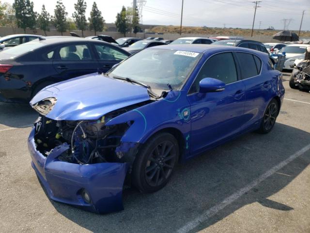 JTHKD5BH4C2048234 - 2012 LEXUS CT 200 BLUE photo 1