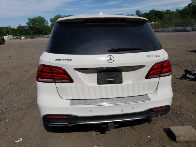 4JGDA6EB5HA979379 - 2017 MERCEDES-BENZ GLE 43 AMG WHITE photo 6