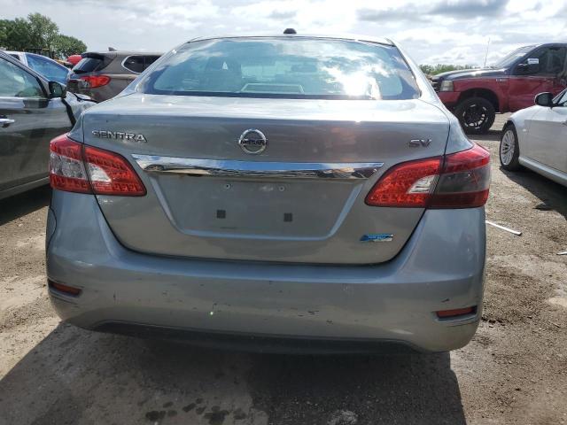 3N1AB7AP9DL671696 - 2013 NISSAN SENTRA S GRAY photo 6