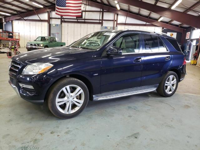4JGDA5HBXCA015505 - 2012 MERCEDES-BENZ ML 350 4MATIC BLUE photo 1