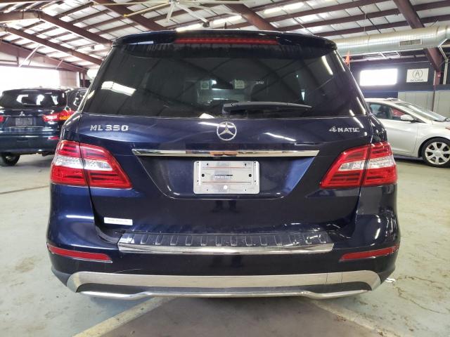 4JGDA5HBXCA015505 - 2012 MERCEDES-BENZ ML 350 4MATIC BLUE photo 6