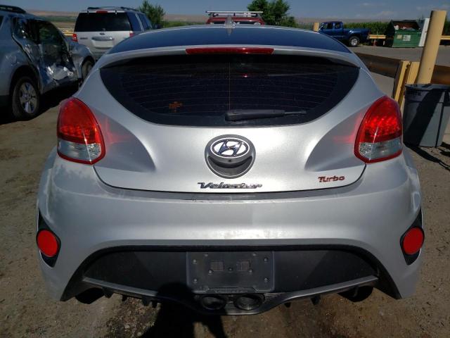 KMHTC6AE2FU221260 - 2015 HYUNDAI VELOSTER TURBO SILVER photo 6