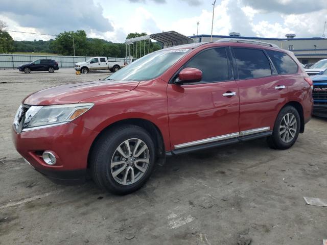 5N1AR2MN0EC601745 - 2014 NISSAN PATHFINDER S RED photo 1