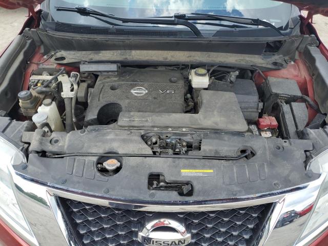 5N1AR2MN0EC601745 - 2014 NISSAN PATHFINDER S RED photo 12