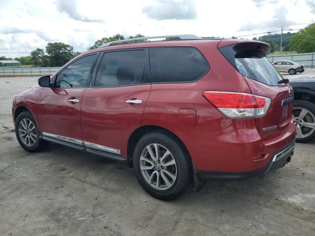 5N1AR2MN0EC601745 - 2014 NISSAN PATHFINDER S RED photo 2