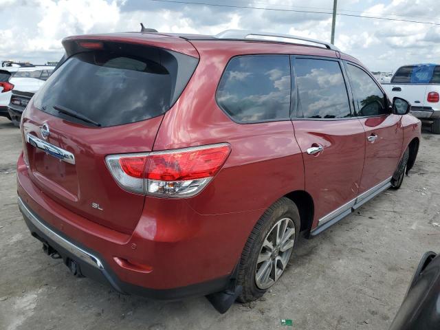 5N1AR2MN0EC601745 - 2014 NISSAN PATHFINDER S RED photo 3