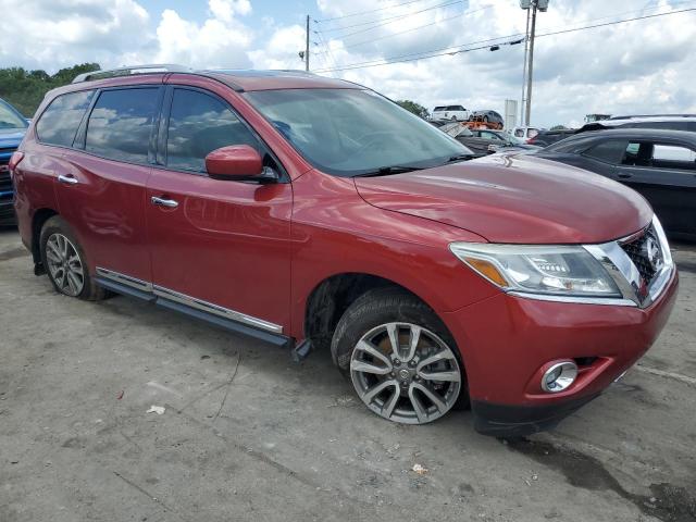 5N1AR2MN0EC601745 - 2014 NISSAN PATHFINDER S RED photo 4