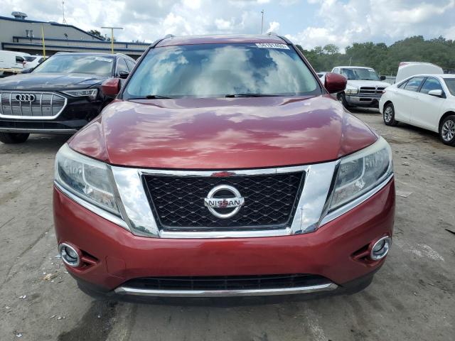 5N1AR2MN0EC601745 - 2014 NISSAN PATHFINDER S RED photo 5