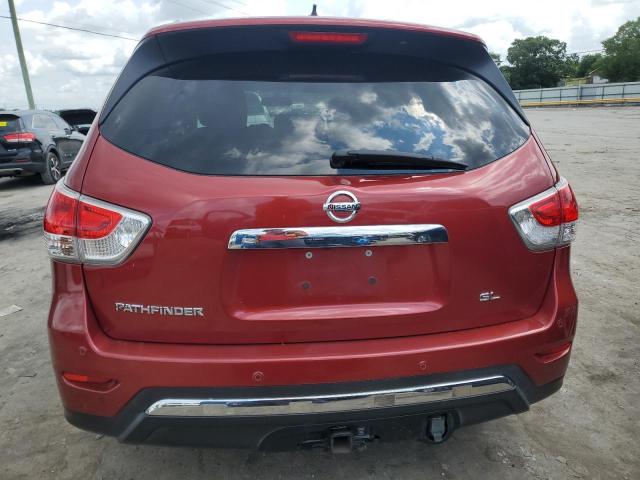 5N1AR2MN0EC601745 - 2014 NISSAN PATHFINDER S RED photo 6