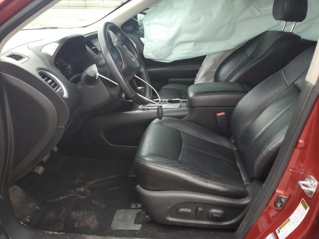 5N1AR2MN0EC601745 - 2014 NISSAN PATHFINDER S RED photo 7