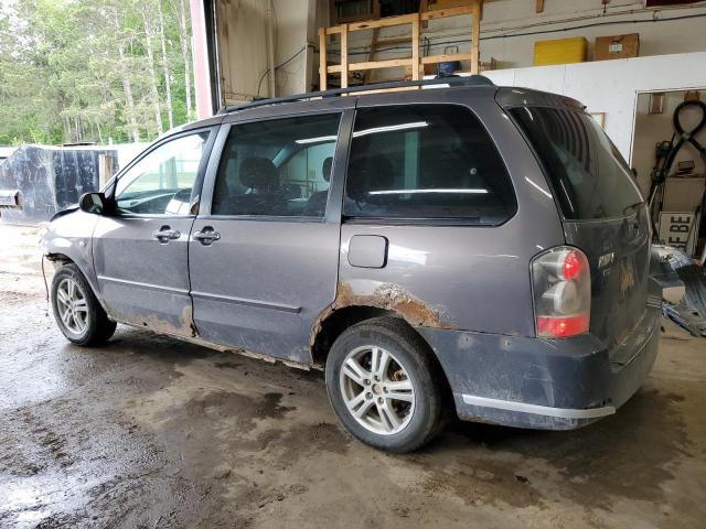 JM3LW28A660566653 - 2006 MAZDA MPV WAGON GRAY photo 2