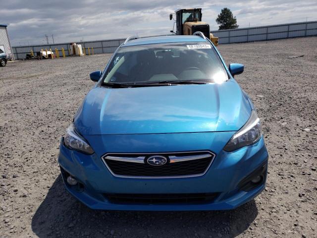 4S3GTAD69K3734597 - 2019 SUBARU IMPREZA PREMIUM BLUE photo 5