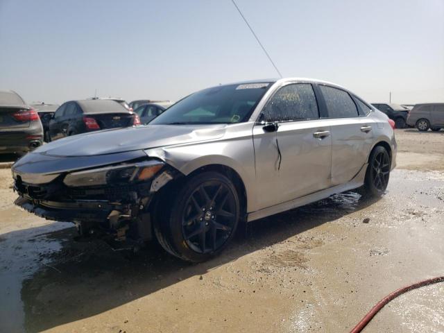 2HGFE2F52NH553201 - 2022 HONDA CIVIC SPORT 银色 照片 1