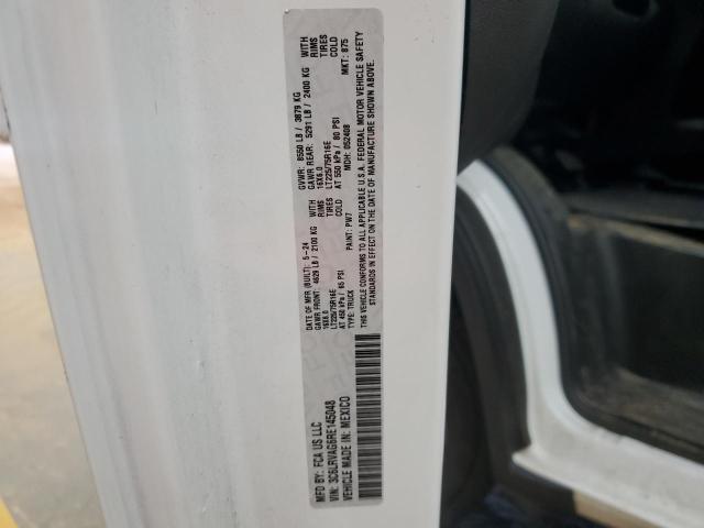 3C6LRVAG6RE145048 - 2024 RAM PROMASTER 1500 STANDARD Blanco foto 13