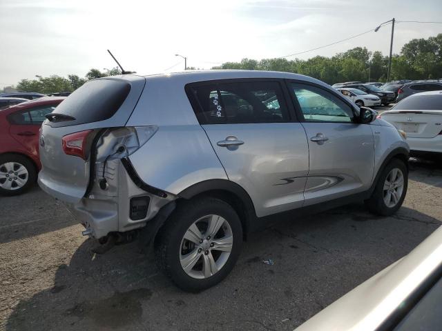 KNDPBCA21D7378853 - 2013 KIA SPORTAGE LX SILVER photo 3