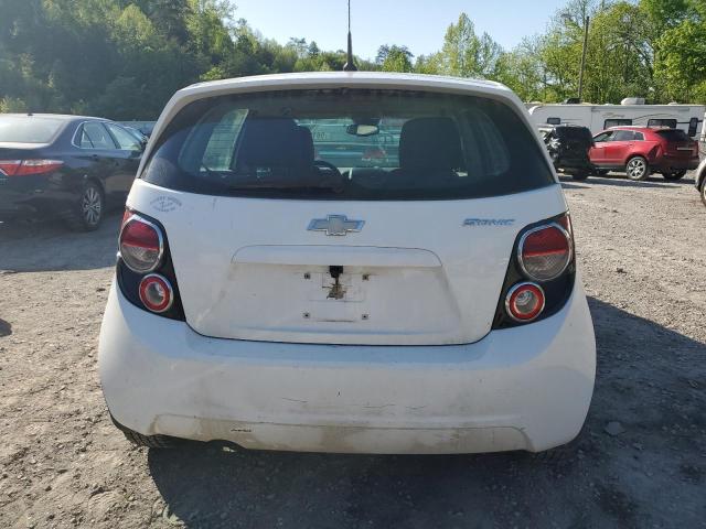 1G1JA6SH5C4208565 - 2012 CHEVROLET SONIC LS WHITE photo 6