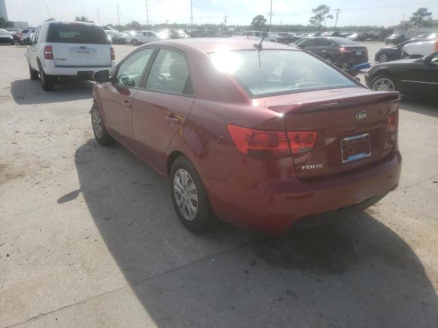 KNAFU4A2XC5532494 - 2012 KIA FORTE EX RED photo 3