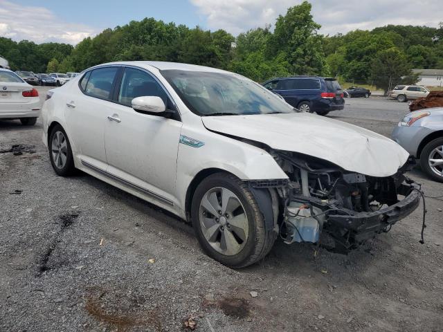 KNAGN4AD8G5098942 - 2016 KIA OPTIMA HYBRID WHITE photo 4