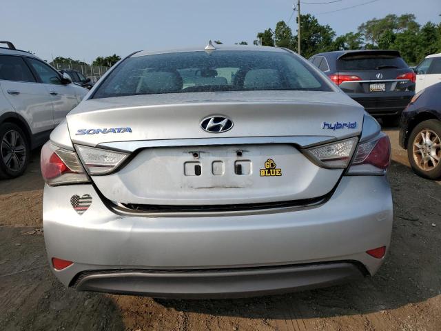 KMHEC4A41CA028356 - 2012 HYUNDAI SONATA HYBRID SILVER photo 6