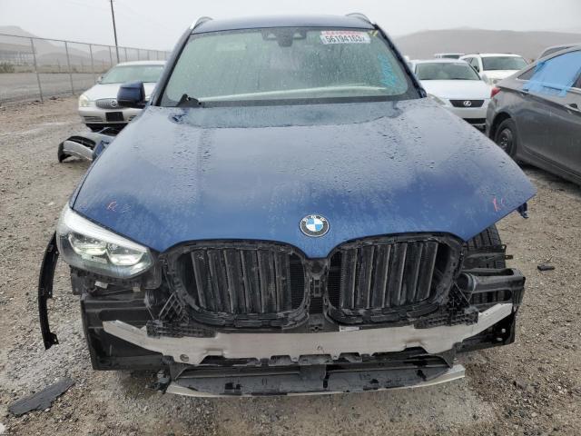 5UXTR7C52KLR45261 - 2019 BMW X3 SDRIVE30I BLUE photo 5