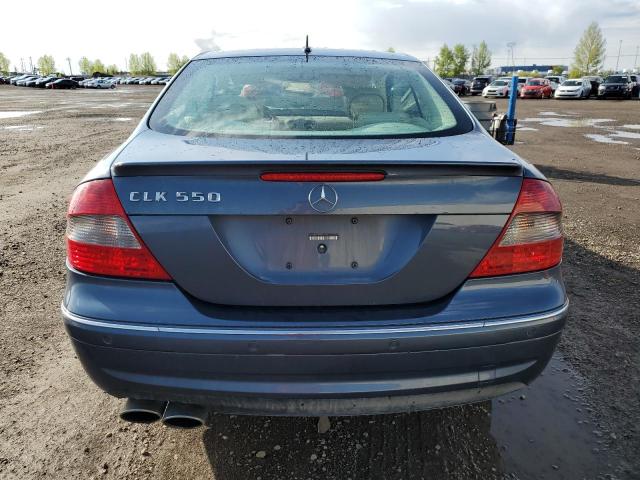 WDBTJ72H77F227200 - 2007 MERCEDES-BENZ CLK 550 BLUE photo 6