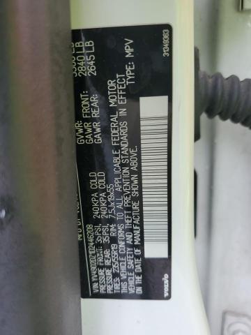 YV4902DZ1D2446208 - 2013 VOLVO XC60 T6 WHITE photo 12