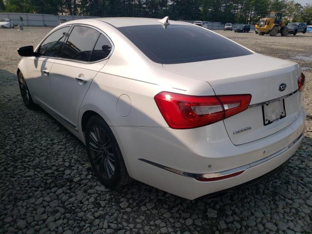 KNALN4D78E5131939 - 2014 KIA CADENZA PREMIUM WHITE photo 2