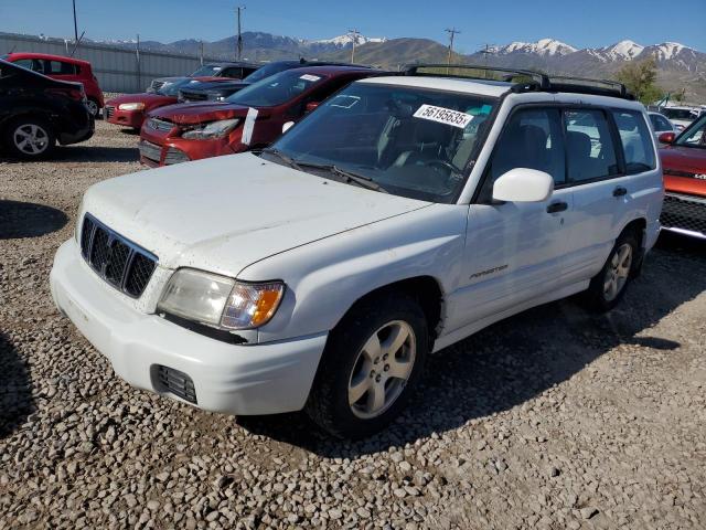 JF1SF65632H726887 - 2002 SUBARU FORESTER S WHITE photo 1