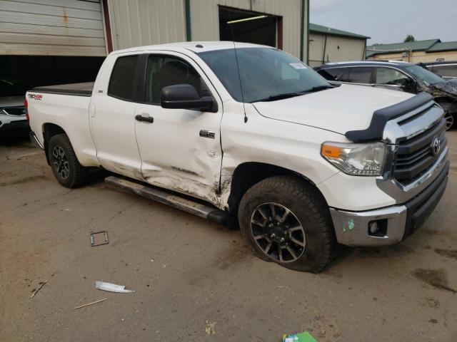 5TFUW5F18EX337866 - 2014 TOYOTA TUNDRA DOUBLE CAB SR/SR5 WHITE photo 4