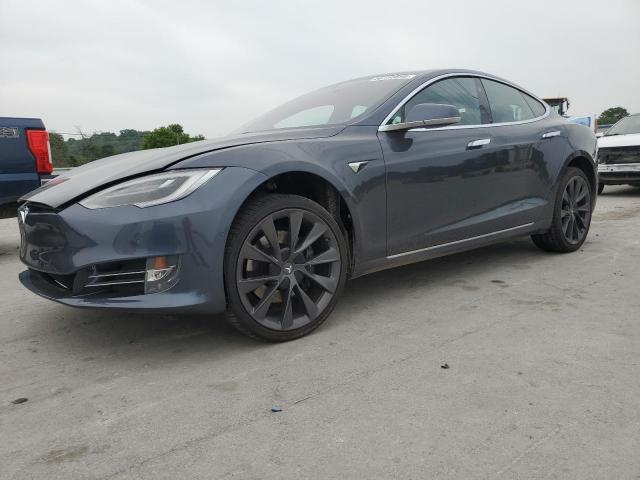 5YJSA1E22LF351472 - 2020 TESLA MODEL S GRAY photo 1