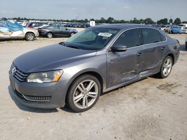 1VWBV7A35FC065412 - 2015 VOLKSWAGEN PASSAT SEL SE GRAY photo 1