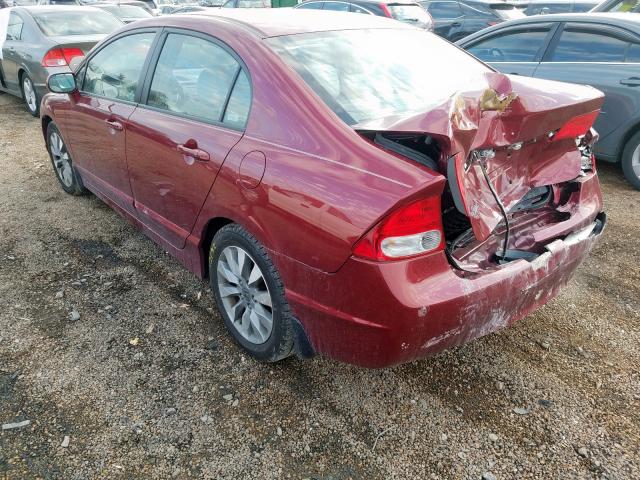 19XFA16869E018789 - 2009 HONDA CIVIC EX  photo 3