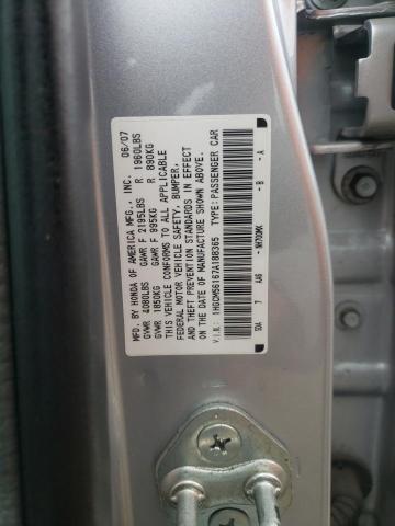 1HGCM56167A188365 - 2007 HONDA ACCORD VALUE SILVER photo 13