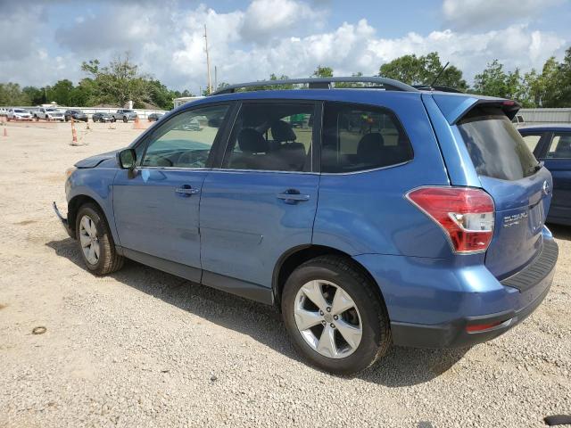 JF2SJARC8FH572549 - 2015 SUBARU FORESTER 2.5I LIMITED BLUE photo 2