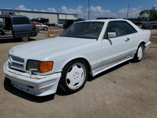 WDBCA45E8MA572633 - 1991 MERCEDES-BENZ 560 SEC WHITE photo 1