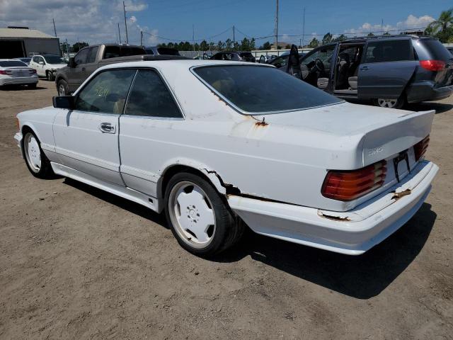 WDBCA45E8MA572633 - 1991 MERCEDES-BENZ 560 SEC WHITE photo 2