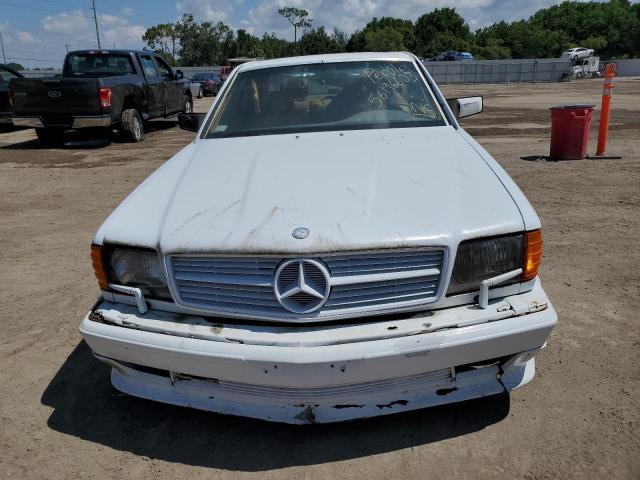 WDBCA45E8MA572633 - 1991 MERCEDES-BENZ 560 SEC WHITE photo 5