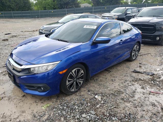 2HGFC3B7XHH354808 - 2017 HONDA CIVIC EXL BLUE photo 1