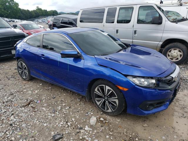 2HGFC3B7XHH354808 - 2017 HONDA CIVIC EXL BLUE photo 4
