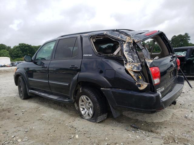 5TDZT38A55S249475 - 2005 TOYOTA SEQUOIA LIMITED BLACK photo 2